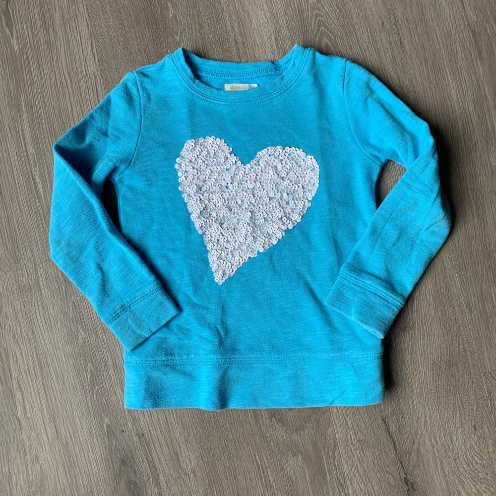 CrewCuts ❤️ sequined sweatshirt